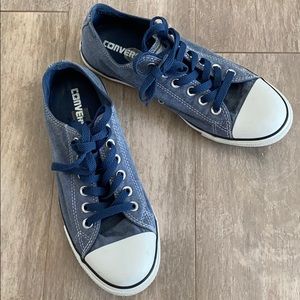 Denim Converse Size 7.5 Women’s Low Top Sneaker